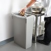 Slender Trash Can, 23-Gallon, Gray,Medium - 3 of 4