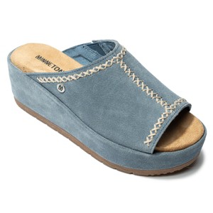 Minnetonka Women's Paislee Suede Wedge Sandals - 1 of 4