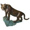 Design Toscano Cougar on a Rock Cast Bronze Garden Statue - 3 of 4