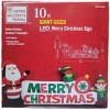 Gemmy 10FT Giant-Sized LED Merry Christmas Sign w/ Santa Clause & Elves Inflatable - 4 of 4