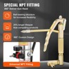 VEVOR Grease Pump, 5 Gallon 20L, Air Operated Grease Pump with 13 ft High Pressure Hose and Grease Applicator, Pneumatic Grease Bucket Pump - 4 of 4