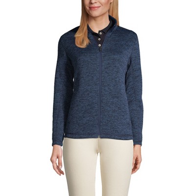 Lands' End Women's  Sweater Fleece Jacket