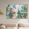 Art Remedy Vision of Greens Green Abstract Wall Art Framed - 2 of 4