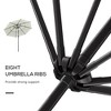 Okak 9 Ft 3 Tiers Patio Umbrella Outdoor,Table Umbrella for Patio,Market Umbrella Outdoor with Crank,UV protection&Waterproof,Base Not Included - 3 of 4