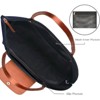FATMOON Shoulder Tote Bag for Women, Nylon Top-Handle Purse, Foldable Weekend Hobo Handbag - 4 of 4