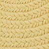 Colonial Mills Boca Raton - Pale Banana 6 Ft x9 Ft Oval Rug Indoor/Outdoor 100% Polypropylene - 3 of 3