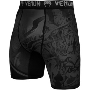Venum Devil MMA Compression Shorts - Black/Black - 1 of 4