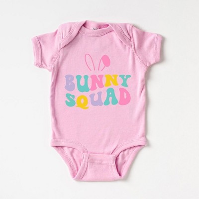 The Juniper Shop Bunny Squad Colorful Baby Bodysuit