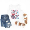 The Juniper Shop Patriotic Disco Collage Youth Tank Top - 3 of 4