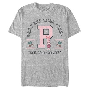 Men's Winnie the Pooh Collegiate Piglet T-Shirt - 1 of 4