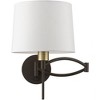 Livex Lighting 1 - Light Wall Light in  Bronze/Antique Brass - 2 of 4