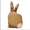 Cotton Blend Rabbit Pillow Shaped Bunny Silhouette Design by Manual Woodworkers & Weavers - 2 of 3