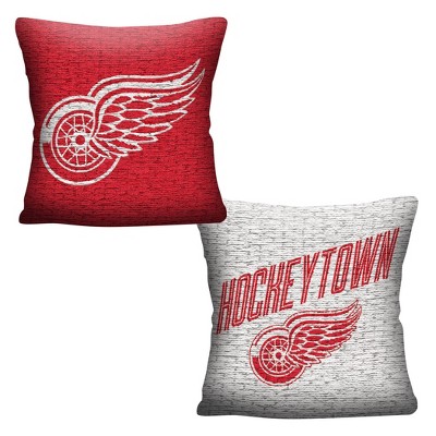  NHL Detroit Redwings Inverted Woven Pillow 