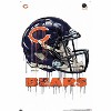 Trends International NFL Chicago Bears - Drip Helmet 20 Unframed Wall Poster Prints - 4 of 4
