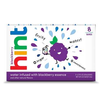 hint Kids Blackberry Infused Water - 8pk/6.75 fl oz Boxes