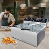 Acekool 6L Commercial Deep Fryer, Countertop Electric Fryer with Basket & Lid, Adjustable Temp Control, Stainless Steel for Restaurant & Home - 4 of 4