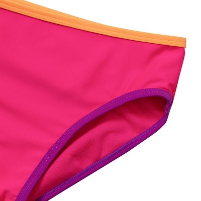 Lands' End Kids Chlorine Resistant Contrast Bikini Bottoms - Large - Neon Fuchsia — фото 2