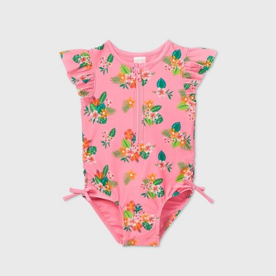 cat and jack floral swimsuit