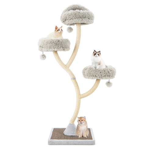 pet cat toys 3 level towers