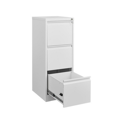 NicBex 3 Drawer File Cabinet with Lock,Office Cabinet with Handle Free Design,Modern Vertical Storage Cabinet,Filing Cabinets for Home Office