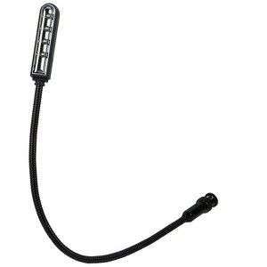 Monoprice Light for BNC Port - 16 Inch | Flexible, 4-LED lamp plugs, 10.6" (270mm) gooseneck - Stage Right Series - 1 of 4