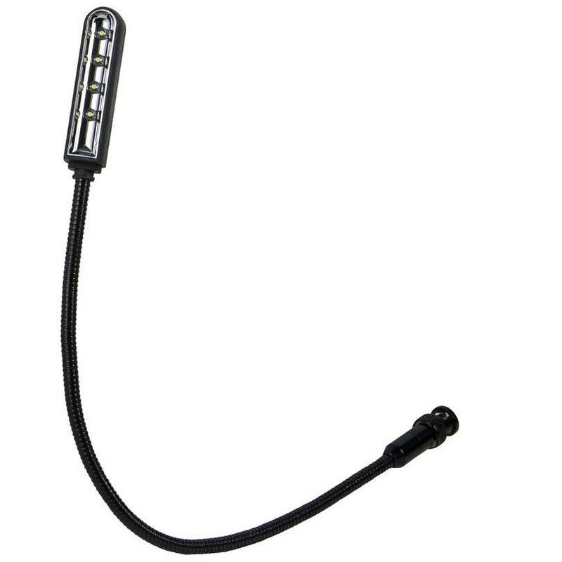 Monoprice Light for BNC Port - 16 Inch | Flexible, 4-LED lamp plugs, 10.6" (270mm) gooseneck - Stage Right Series, 1 of 5