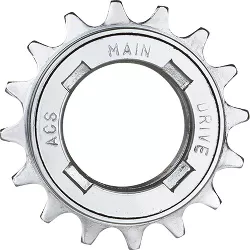 ACS Main Drive Freewheel 18t 18 tooth 1/8 Silver Bike Bicycle Replacement Gear