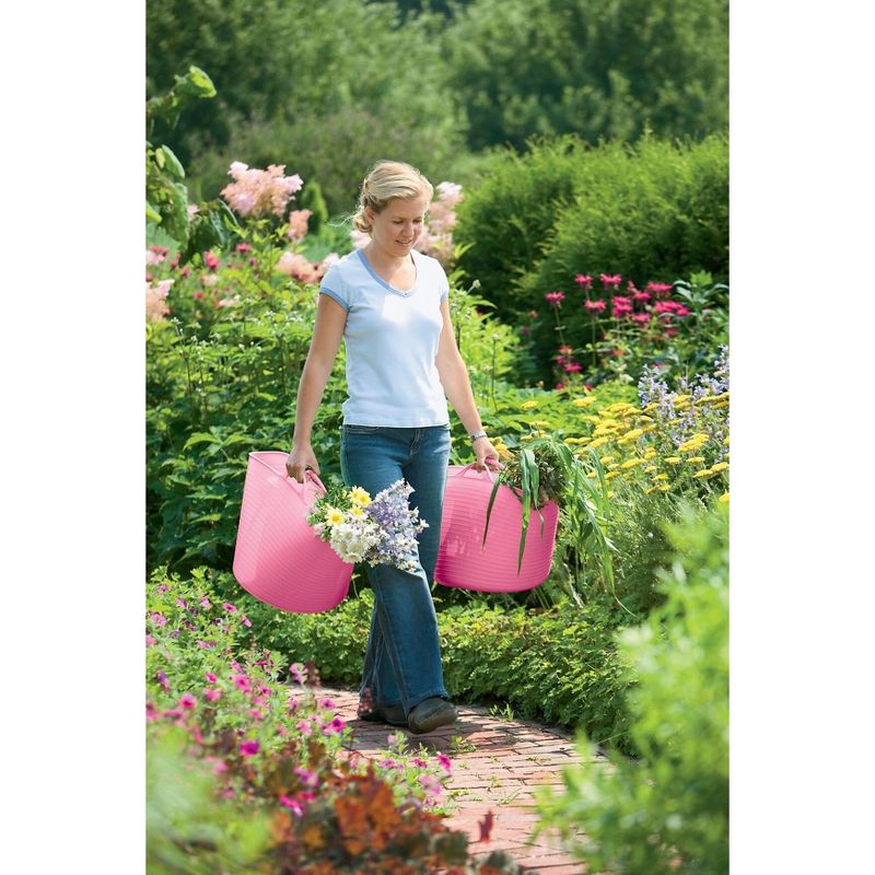 Colorful Tubtrug, 11 Gallon, Flexible Lightweight Gardening Basket, Indoor Outdoor Multi-Use, 4 of 6