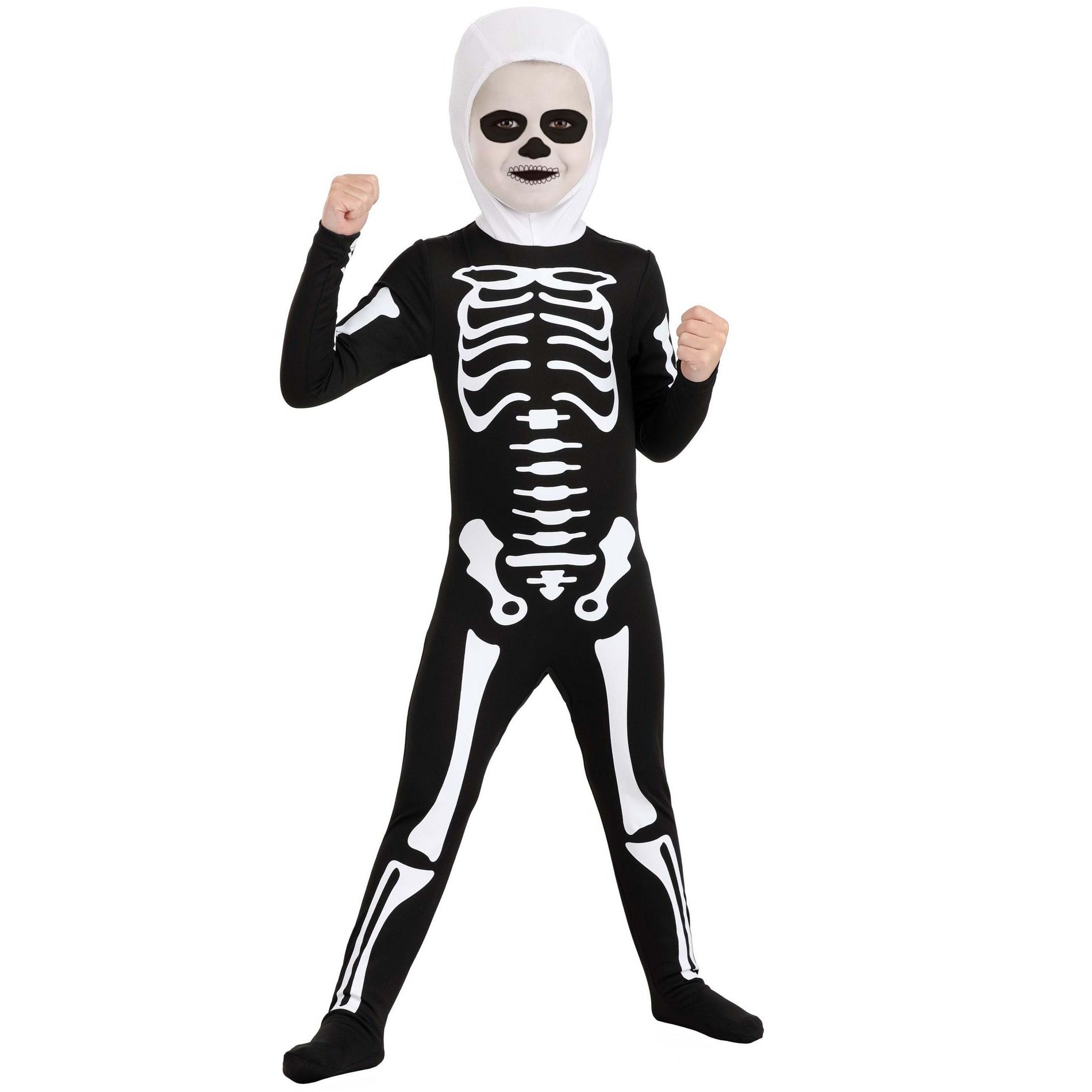 HalloweenCostumes.com Karate Kid Toddler Skeleton Suit Costume