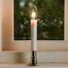IMC Electric Candle with Incandescent Bulb and Light Sensor, Brass, 9in - 2 of 2
