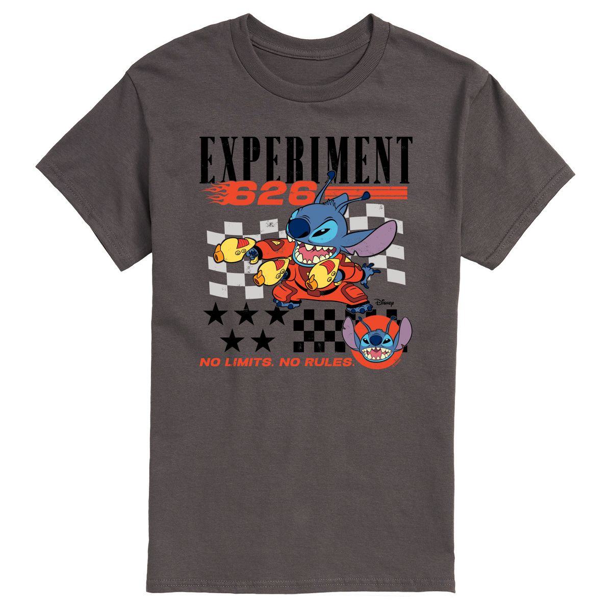 Men's - Lilo & Stitch - Stitch Racing Jersey Short Sleeve Graphic T-Shirt - thumbnail 6