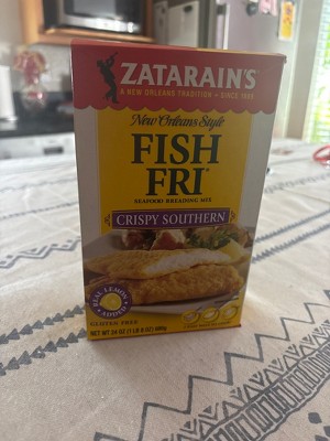25 lb box zataran fish fry Zatarain's Seasoned Fri, spices like red pepper add some boldness Zatarain's | the secret ingredient