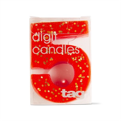 tagltd Number 5 Digit Party Candle