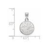 Black Bow Jewelry 10k White Gold New York Islanders NHL Small Pendant - 2 of 3
