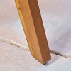 Sapphtopaz Outdoor End Table Modern Outdoor Side Table, Wood Patio Table Small Table for Backyard, Balcony, Porch - 2 of 4