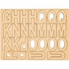 Bright Creations 83-Piece Unfinished Wood Decorative Alphabet Letters Sign 3-Inch for Home Wall Decor - 4 of 4