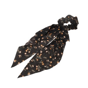Unique Bargains Floral Triangle Ribbon Scrunchies 1 Pc - 1 of 4
