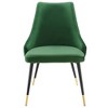 Modway Adorn Tufted Performance Velvet Accent Dining Side Chair, Emerald - 4 of 4