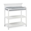 Whisen Universal Changing Table, Transitional Design with Non-Toxic Finish & Open Shelves - 3 of 4
