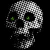 Girl's Design By Humans Giant Halloween Skull By robotface T-Shirt - 2 of 3