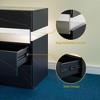 ACEPANO 19.7 in. W Nightstands with 3 Drawers for Bedroom & Living Room-Black - 4 of 4