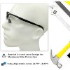 grinderPUNCH 3 Pairs Combo Bifocal Safety Reading Glasses - Assorted Colors Clear Black Yellow Lens - With Side Cover - 2 of 4
