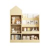 Sevobal Decorative Bookshelf Kids Wooden Bookshelf Toy Storage Organizer With Bookcase, Children Multi Shelf Cubby, Beige, 31.5"*11.82"*39.37" - 4 of 4