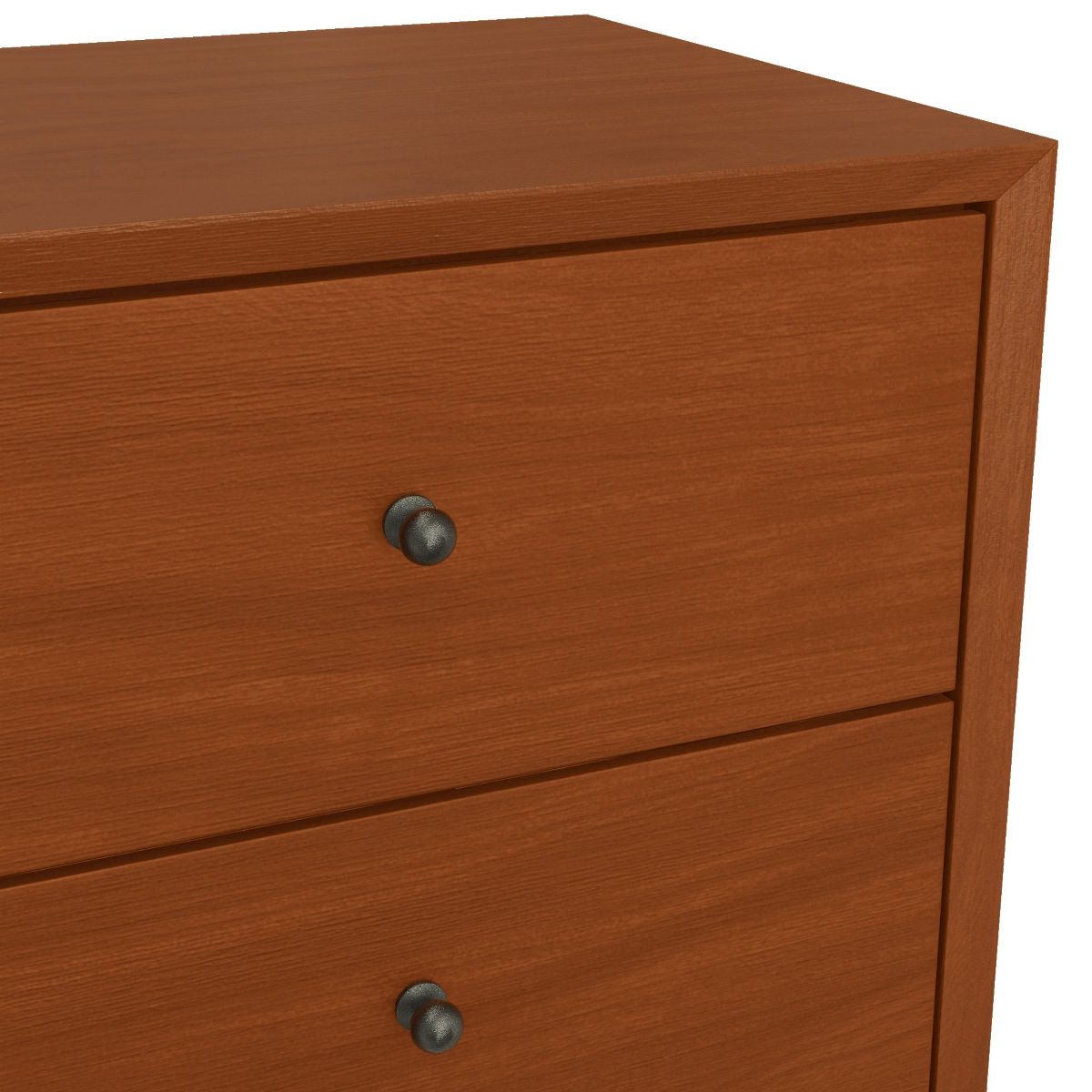 Flynn 2-Drawer Nightstand in Chestnut | Alpine Furniture - thumbnail 4