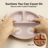 3-Pack Prep Suction Plates for Baby, 100% Silicone Toddler Plates, BPA-Free Divided Baby Plates with Suction - 3 of 4