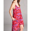 Women's Floral High Low Dress - Honey Punch - 4 of 4