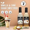 Syruvia Coffee Flavors Variety Pack: Vanilla & Cane Sugar Sweetener 25.4 fl oz Syrup - 2 of 4