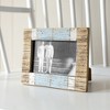 4x6 Inch Washed Driftwood Picture Frame Blue Wood, MDF & Glass by Foreside Home & Garden - 2 of 4