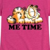 Girls' - Garfield - Me Time Sketch Fitted Short Sleeve Graphic T-Shirt - 2 of 4