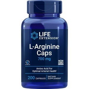 L-Arginine Caps 700 mg by Life Extension  -  200 VegCap - 1 of 2